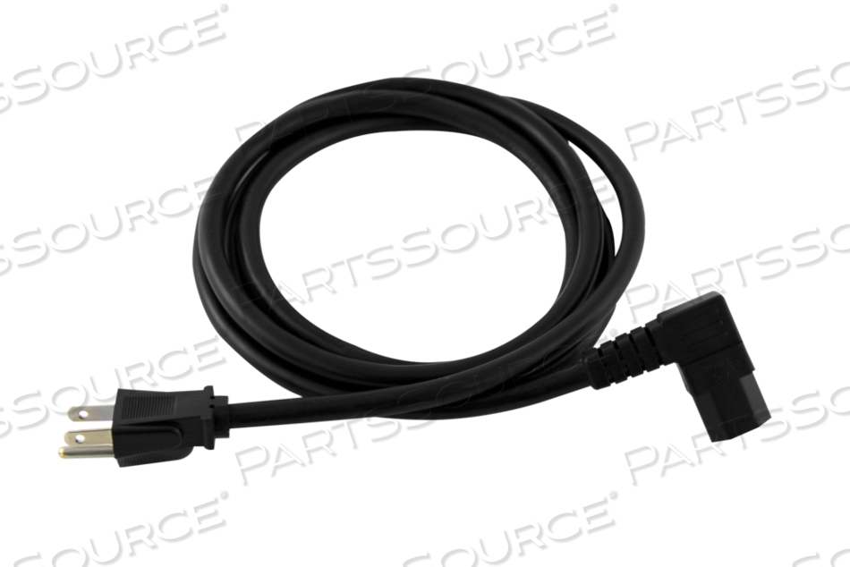 6FT 14 AWG RIGHT ANGLE PLUG POWER CORD 