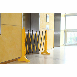 EXPANDABLE BARRICADE, YELLOW & BLACK by Mlr International