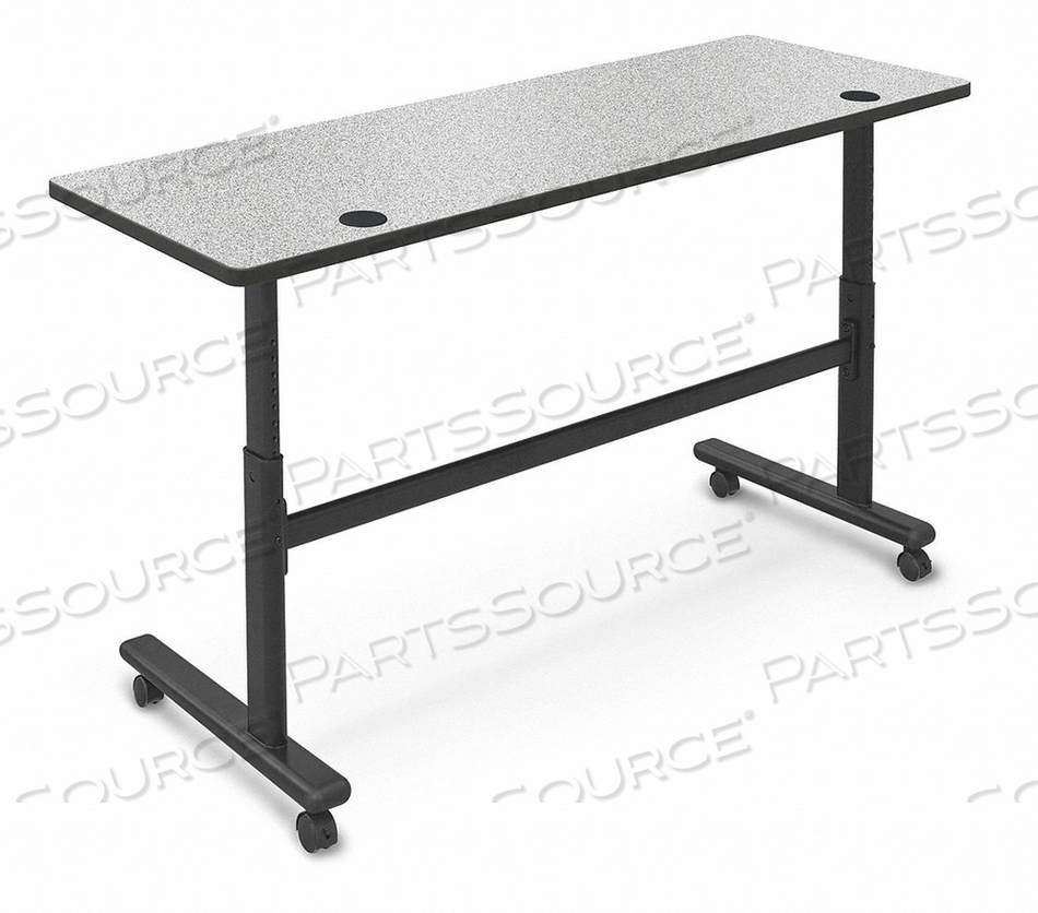 MOBILE TABLE RECTANGLE GRAY NEBULA 72 W by Balt