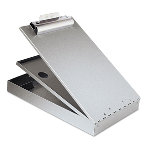 CRUISER MATE ALUMINUM STORAGE CLIPBOARD, 1.5" CLIP CAPACITY, HOLDS 8.5 X 11 SHEETS, SILVER by Saunders