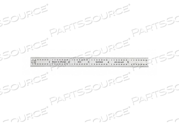 FLEXIBLE RULE SS INCH 6 L by Tesa Brown Sharpe