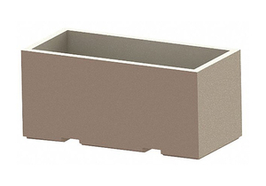 SECURITY PLANTER CONCRETE 36 IN H by Petersen Manufacturing Co. Inc.