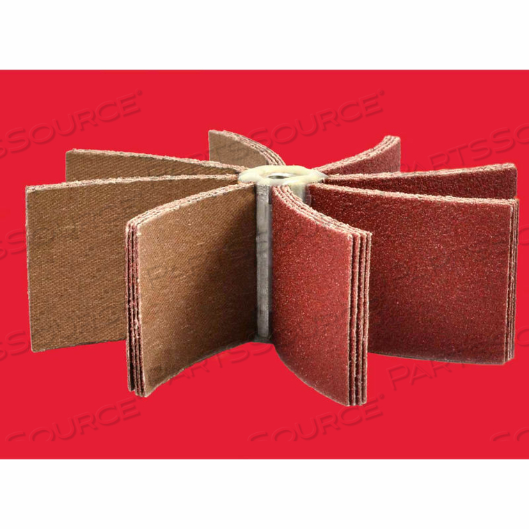 BORE POLISHER SPINDLE 1-1/2 TO 2 ALUMINUM OXIDE FINE by Superior Abrasives