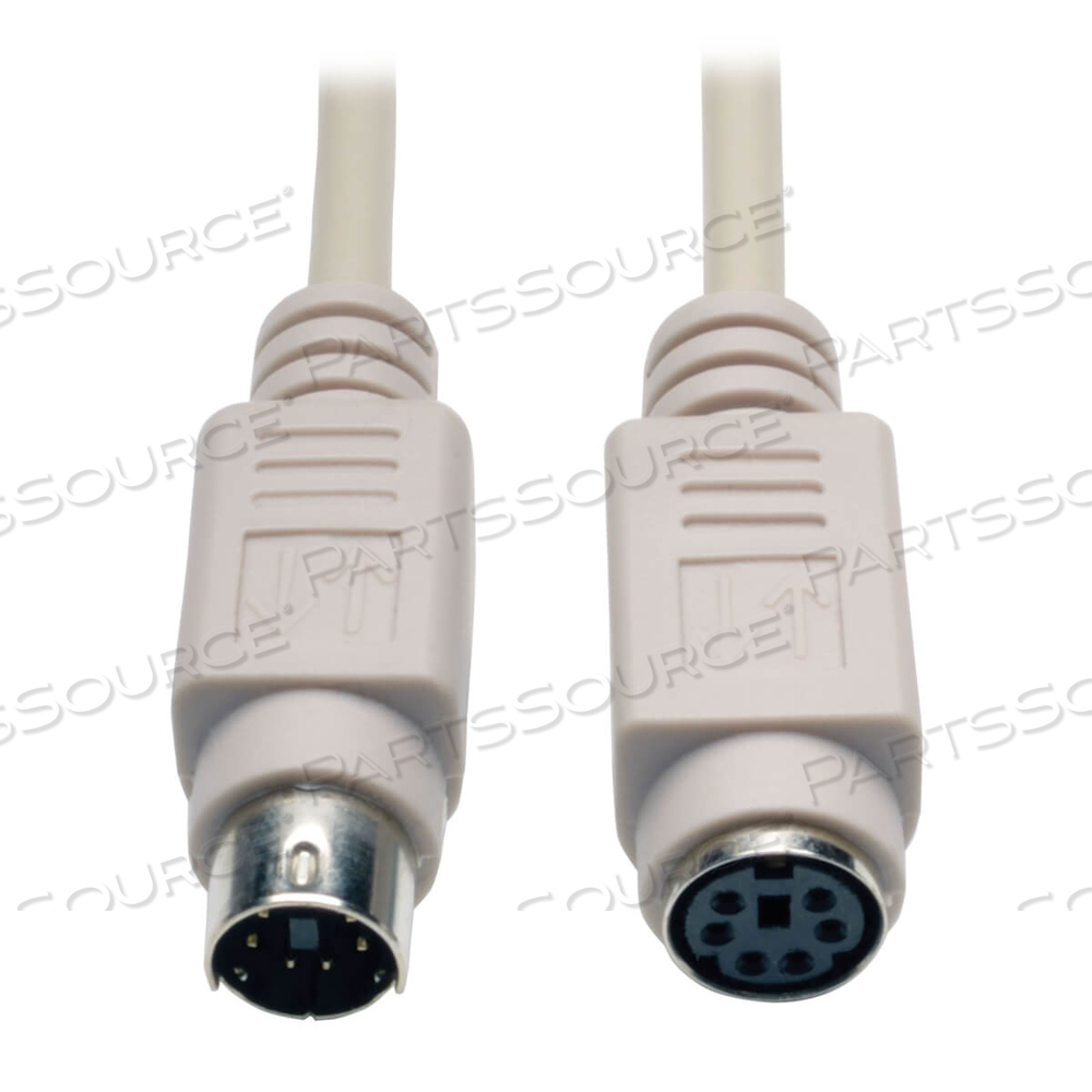 50FT PS/2 KEYBOARD MOUSE EXTENSION CABLE MINI DIN6 M/F 50' by Tripp Lite 50FT PS/2 KEYBOARD MOUSE EXTENSION CABLE MINI DIN6 M/F 50' by Tripp Lite