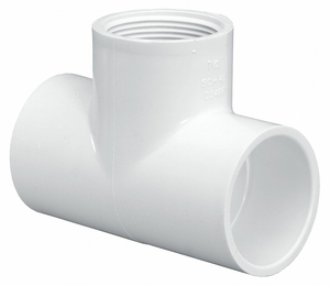 TEE, 2 IN X 2 IN X 2 IN FITTING PIPE SIZE, SCHEDULE 40, FEMALE SOCKET X FEMALE SOCKET X FEMALE NPT by Lasco