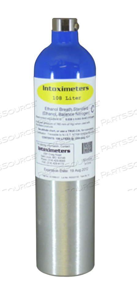 108 LITER DRY GAS TANK (.038) C by Intoximeters, Inc.