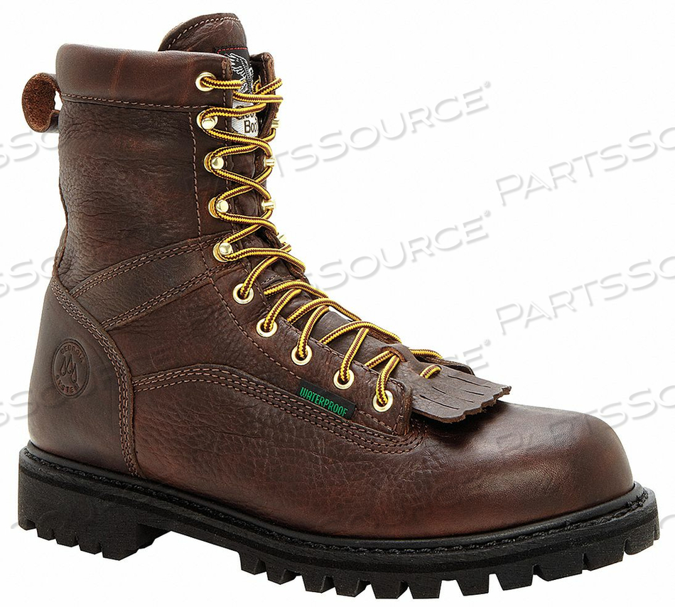 8 WORK BOOT 10-1/2 M BROWN PLAIN EA by Georgia Boot