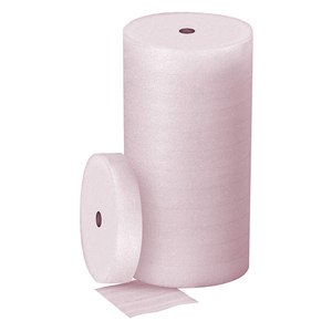 PACKING FOAM ROLL, 1/8 IN FOAM THICK, 72 IN ROLL WD, 550 FT ROLL LG, PINK, 1 ROLLS PER BUNDLE by Approved Vendor