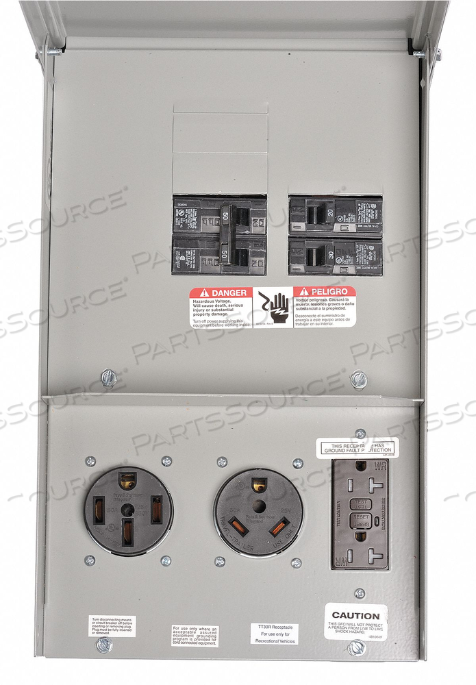 TEMP PWR PANEL 14-50R TT-30R 5-20R GFI by Siemens TEMP PWR PANEL 14-50R TT-30R 5-20R GFI by Siemens