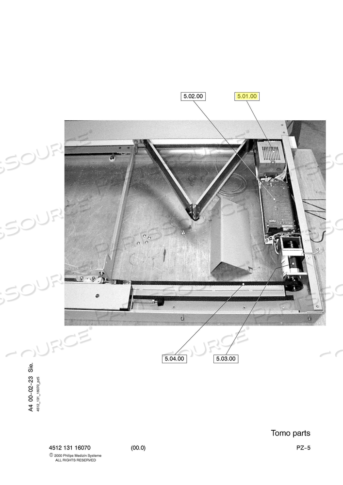 POWER SUPPLY B9803075 26V-3A DC 