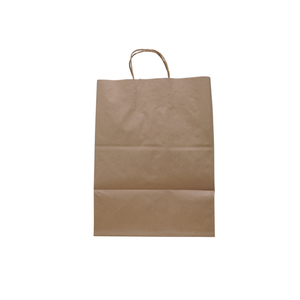 TAKE OUT TWIST HANDLE BAG, 12 X 9 X 15.75, NATURAL KRAFT, 200/CARTON by Solupac