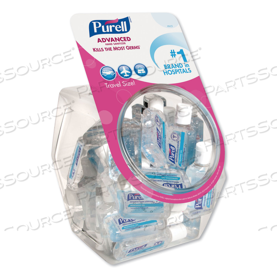 ADVANCED REFRESHING GEL HAND SANITIZER, CLEAN SCENT, 1 OZ FLIP-CAP BOTTLE WITH DISPLAY BOWL, CLEAN SCENT by Purell