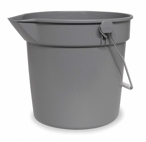 PAIL 2-1/2 GAL. GRAY by Tough Guy