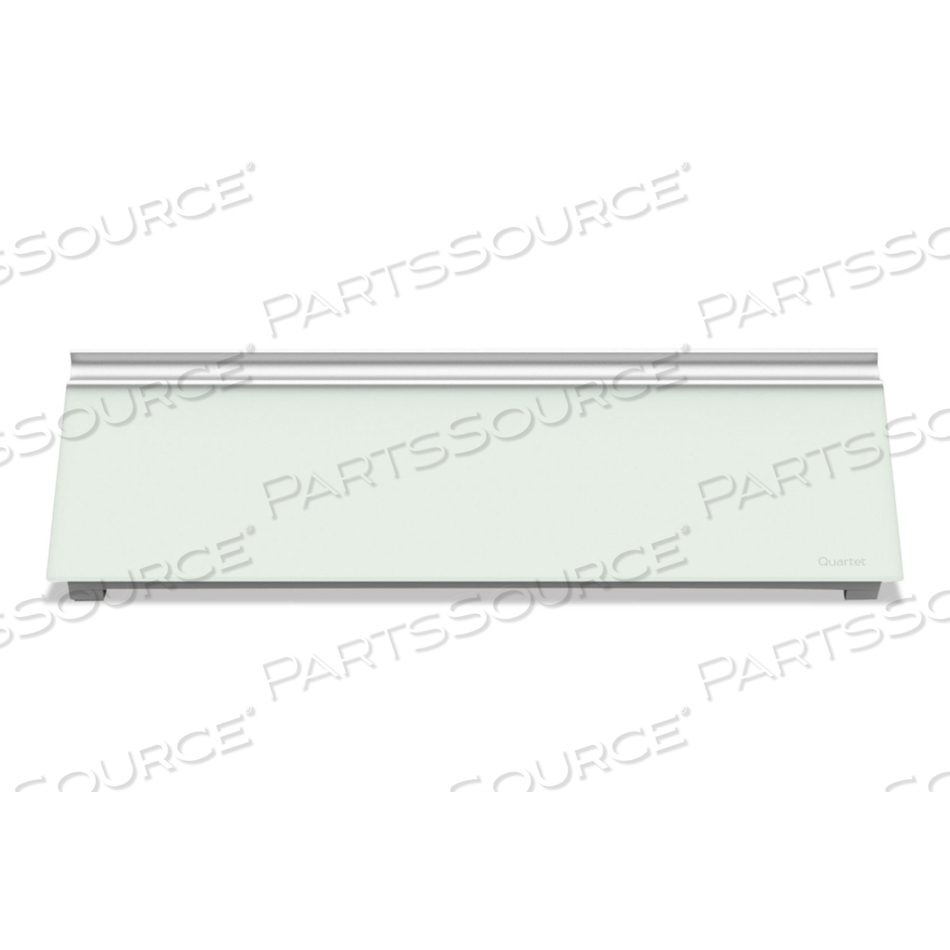 GLASS DRY ERASE DESKTOP COMPUTER PAD, 18 X 6, WHITE by Quartet