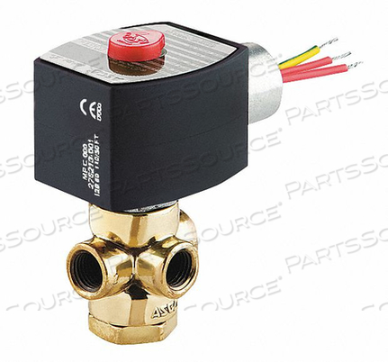 SOLENOID VALVE BRASS UNIVERSAL AIR by Red-Hat