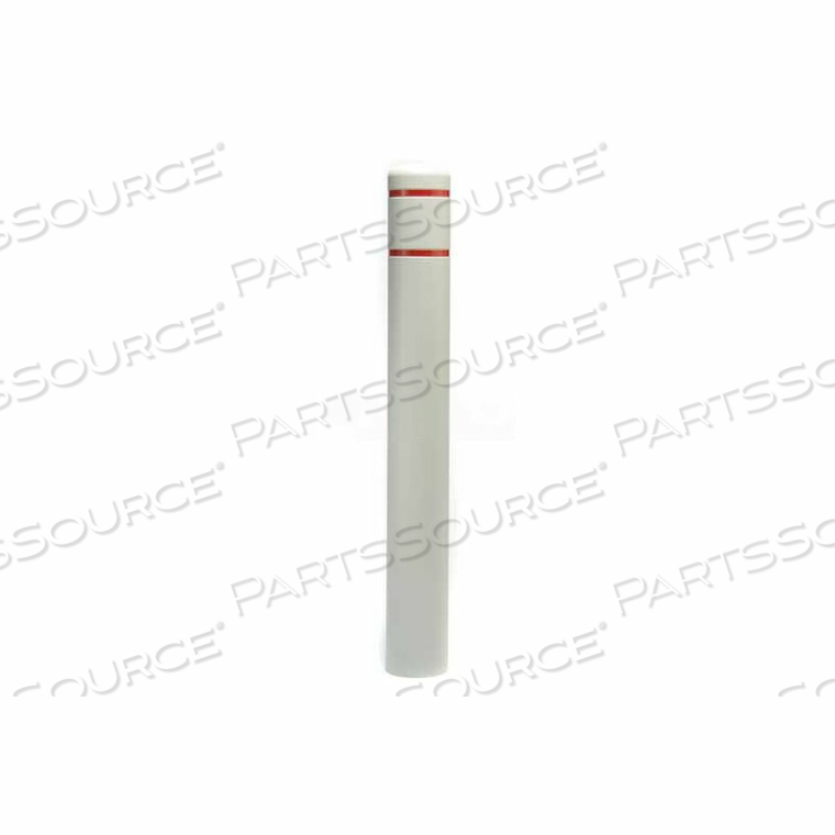 BOLLARD COVER, 4-1/2"DIA. X 64"H, GREY W/NO TAPE by Post Guard BOLLARD COVER, 4-1/2"DIA. X 64"H, GREY W/NO TAPE by Post Guard