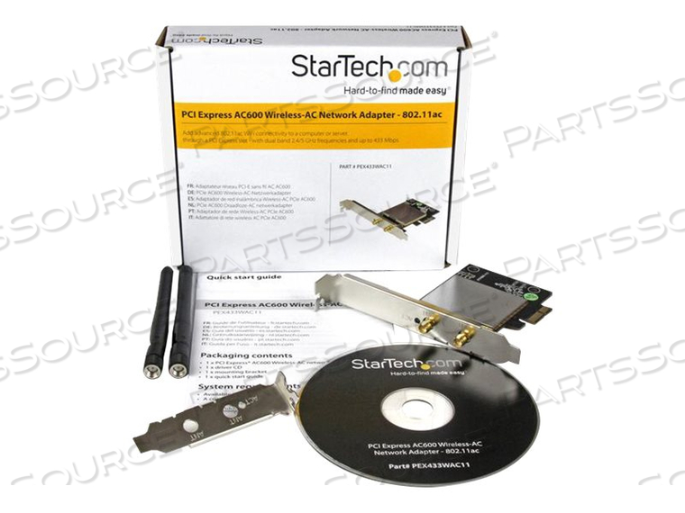 ADD ADVANCED 802.11AC WI-FI CONNECTIVITY TO A COMPUTER OR SERVER THROUGH A PCI E by StarTech.com Ltd.
