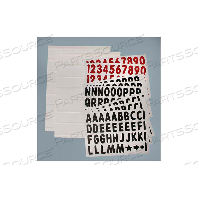 MAGIC MASTER ADD-A-MESSAGE BOARD, (2) 24"W X 36"H, 4" LETTER SET-WHITE by Joseph Struhl Co., Inc.