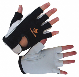 ANTI-IMPACT GLOVES M BLACK/WHITE PR by Impacto