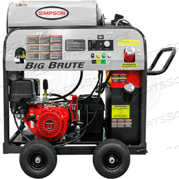 SIMPSON BIG BRUTE 4000PSI 389CC 4.0GPM GAS HOT WATER PRESSURE WASHER W/ HONDA GX390 ENGINE by FNA Group Inc.