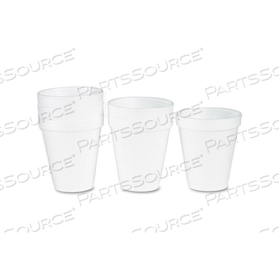FOAM DRINK CUPS, 6 OZ, WHITE by Dart Container Corporation