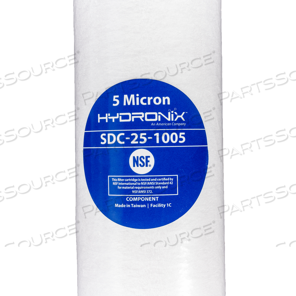 2.5 X 10-INCH 5-MICRON SEDIMENT FILTER 