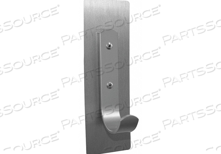 MAGNETIC COAT HOOK 2 IN W SATIN STEEL by Magna Visual