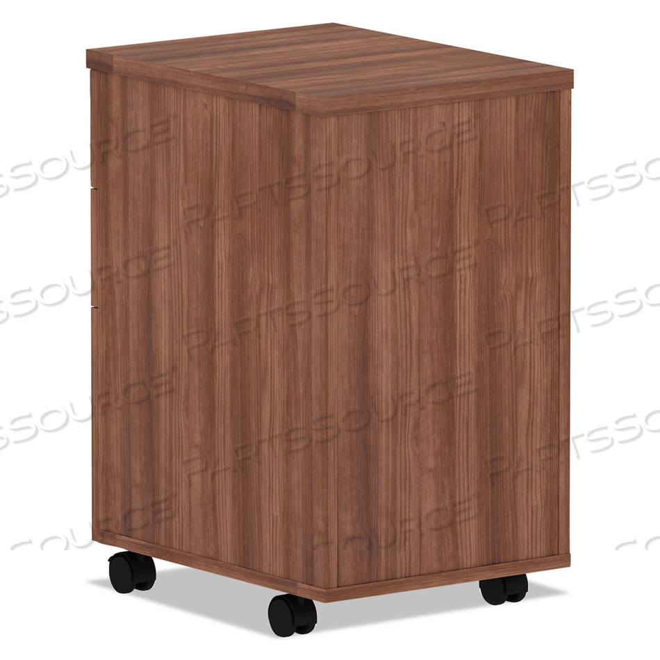 ALERA VALENCIA SERIES MOBILE PEDESTAL FILE, LEFT/RIGHT, 3-DRAWER: BOX/BOX/FILE, LEGAL/LETTER, WALNUT, 15.88 X 20.5 X 28.38 by Alera