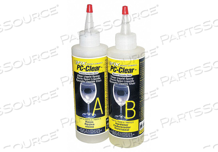 EPOXY FAST SETTING 16 OZ. CLEAR by PC Products