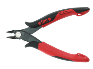 5.43IN 16AWG ELECTRONIC DIAGONAL FULL FLUSH CUTTERS by Wiha Tools