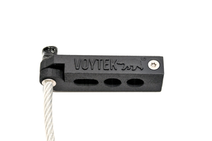 CABLE TETHER, 24 IN, WALL MOUNTING, 3 HOLE by Voytek Inc.