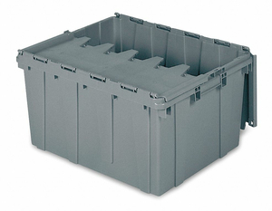 ATTACHED LID CONTAINER 2.30 CU FT GRAY by Akro-Mils / Myers Industries, Inc