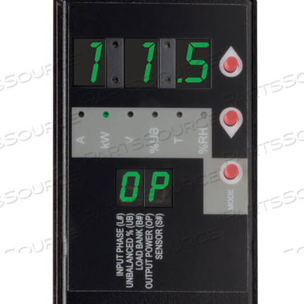 PDU 3-PHASE SWITCHED 200-240V 11.5KW C13 C19 IEC309 20A RED 0U 