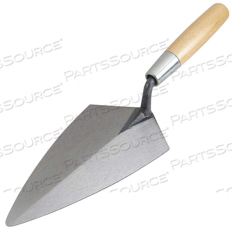 BRICK TROWEL 10IN L STEEL by Kraft Tool