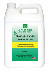 CHAIN  CABLE LUBRICANT 1 GAL by Renewable Lubricants