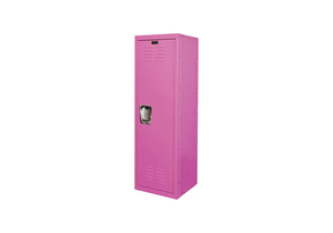 WARDROBE LOCKER LVRD 1 WIDE 1 TIER PINK by Hallowell