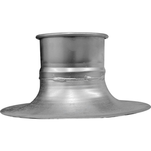 QF BELLMOUTH ADAPTER, 10" DIA, GALVANIZED STEEL by Nordfab LLC