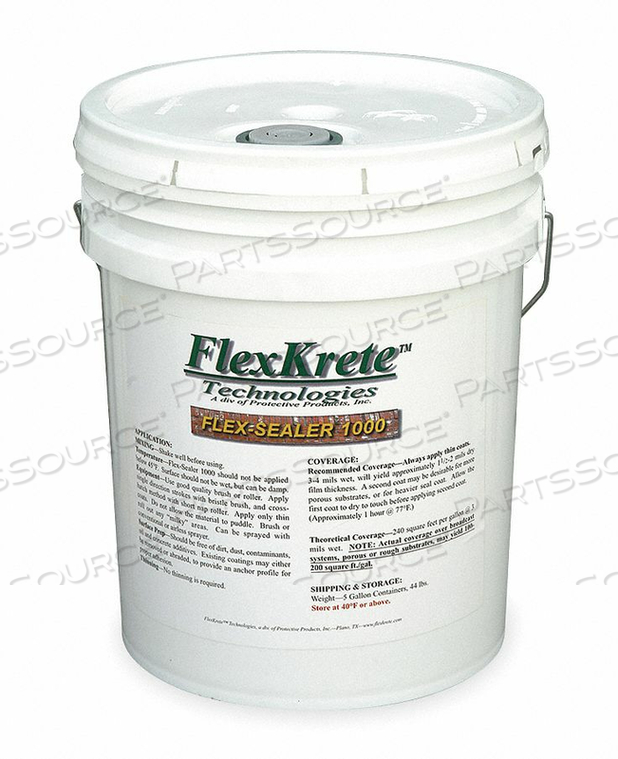 SEALER CONCRETE ACRYLIC 5 GAL. CLEAR by Flexkrete