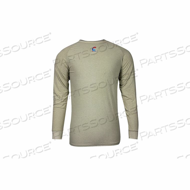 FR CONTROL 2.0 LONG SLEEVE T-SHIRT, 3XL, KHAKI, L by National Safety Apparel
