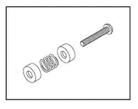 DOOR SWITCH ACTIVATOR WITH SPRING AND SCREW by Tuttnauer