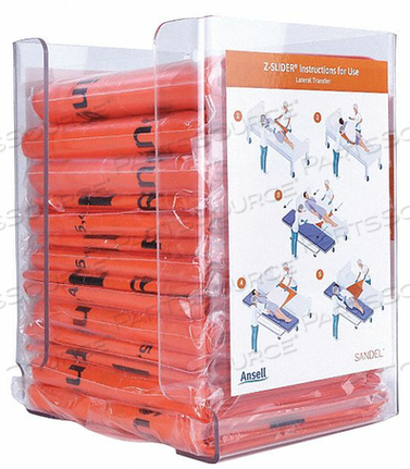 WALL MOUNT HOLDER CLEAR 6-1/2 L PK4 by Sandel Medical Industries