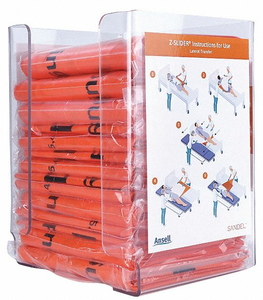 WALL MOUNT HOLDER CLEAR 6-1/2 L PK4 by Sandel Medical Industries