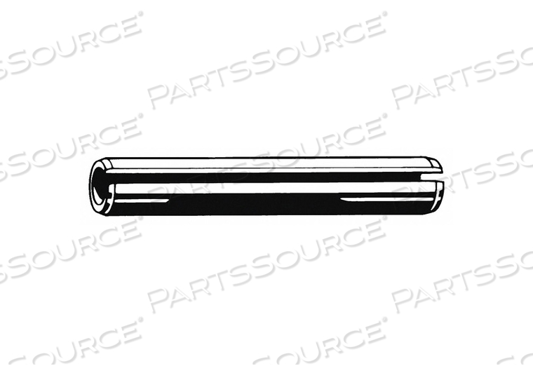 SPRING PIN,8MM DIA,26MM L,SLOTTED, SLOTTED, METRIC, 8 MM PIN DIA, 26 MM SHANK LG, STEEL by Fabory