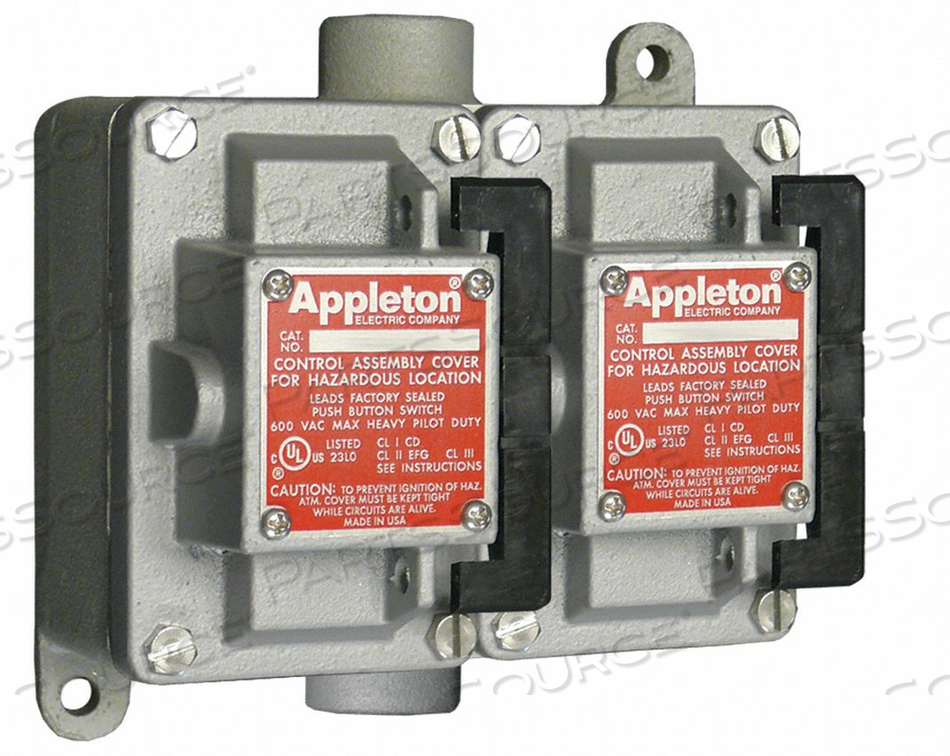 TUMBLER SWITCH EDSC SERIES 2 GANG 1-POLE by Appleton Electric TUMBLER SWITCH EDSC SERIES 2 GANG 1-POLE by Appleton Electric
