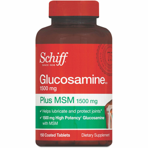 GLUCOSAMINE PLUS MSM TABLET, 150 COUNT by Schiff