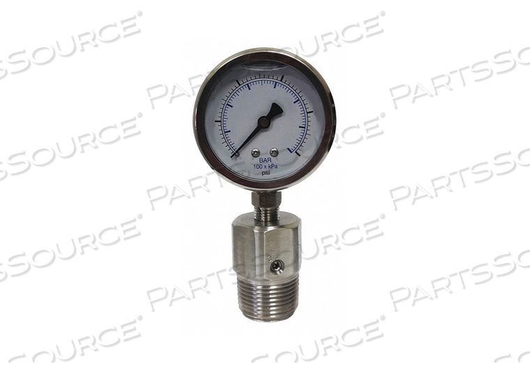 PRESSURE GAUGE 1 IN MNPT 0 TO 300 PSI by Kodiak Controls