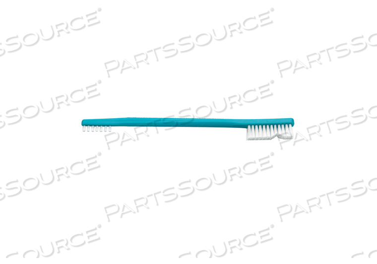 KEY SURGICAL STYLE CLEANING NYLON DOUBLE-ENDED TOOTHBRUSH, 7 IN 