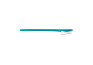 KEY SURGICAL STYLE CLEANING NYLON DOUBLE-ENDED TOOTHBRUSH, 7 IN by Key Surgical