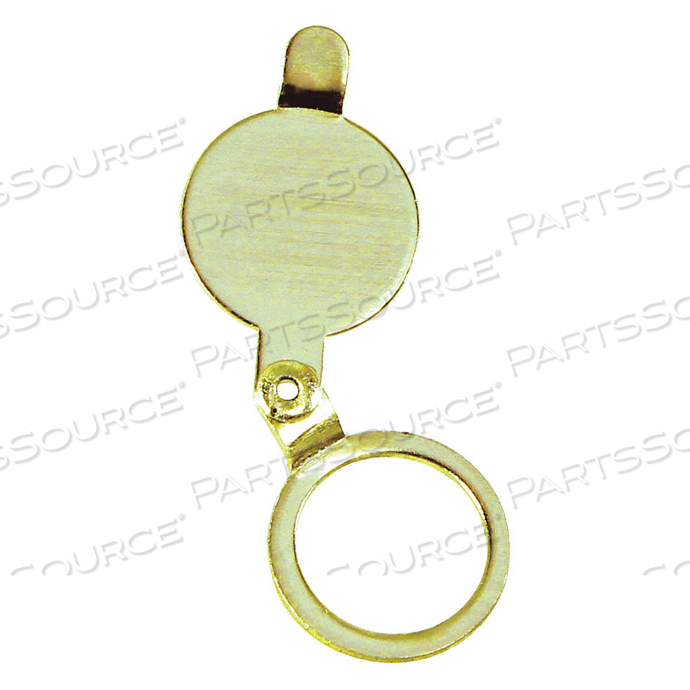 DOOR VIEWER COVER, 160° VIEWING ANGLE, BRASS by Approved Vendor