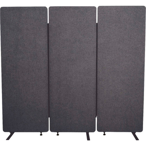 RECLAIM ACOUSTIC ROOM DIVIDERS - 3 PACK - SLATE GRAY by Luxor RECLAIM ACOUSTIC ROOM DIVIDERS - 3 PACK - SLATE GRAY by Luxor